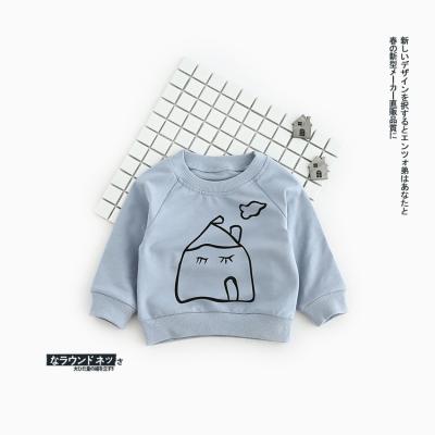 China Regular 2021 Fashion Long Sleeve Cartoon House Print Cotton Designs for Girls for sale