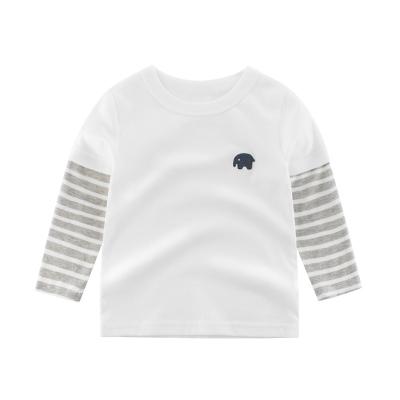 China Breathable Casual Comfortable Cotton Letter Printing Long Sleeve Kids Girls T Shirt for sale