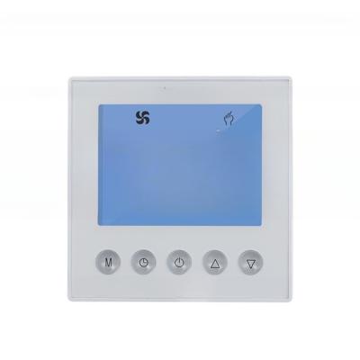 China Internet Room Modbus FCU Thermostat Panel for Temperature Control Range of 5C-35C for sale