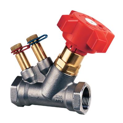 China Manual ELVA Static Balancing Valve 25-50 mm Port Size Durable Construction for sale