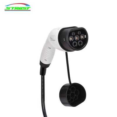 China Stereo Hot Selling 16A 1P Type 2 Ev Cable Car Charger Cable Iec62196-2 Ev Charger Cable Type 2 for sale