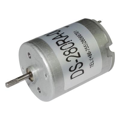 China Totally Enclosed 280 DC Motor 24mm Small High Speed 3V 6V 12V 5000~20000rpm Electronic Motor For Juicer for sale