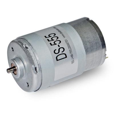 China Totally Enclosed Small DC 555 Motor 36mm Diameter 3V 6V 12V Brushed DC Motor for sale