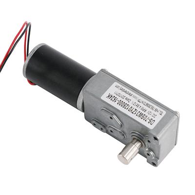 China Totally Enclosed 70mm DC Motor 36 Volt 24V 12V Worm Gear Motor Brushless DC  Motors For Sale 10rpm for sale