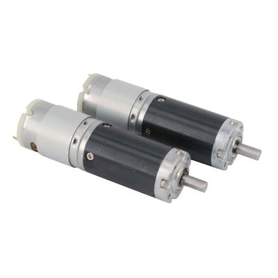 China Totally Enclosed 12V 18V 28mm gearbox High Torque DC Planetary Gear Motor Encoder 7ppr for sale