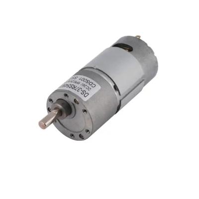 China Explosion-proof professional Price micro Gear Motor 6V 12V 24V 1000 hour lifespan Dia37mm With 545 DC Motor For Winch for sale