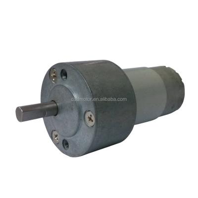 China Explosion-proof 50mm Powerful High Torque 12V 24V DC Gear Motor For Automatic TV Rack And Money Counter for sale