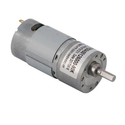 China Explosion-proof 37RS545 Dia37mm DC Metal Spur Gear Motor for automatic mop for sale