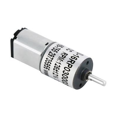 China Totally Enclosed 16RP030 Mini Motor High Torque DSD-16RP030 Dia 16mm 3V 6V 12V Low rpm DC Planetary Gear Motor for sale