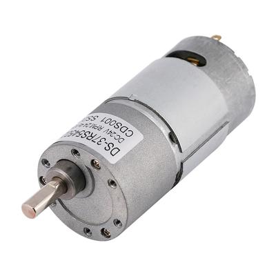 China Drip-proof 37mm DC Motor 12V 24V 555 Brushed Motor High Torque For Valve for sale