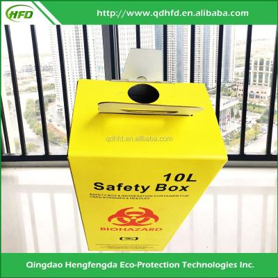 China Waterproof Types Medical Supplies Hospital Waste Incinerator / Medical Safety Box for sale