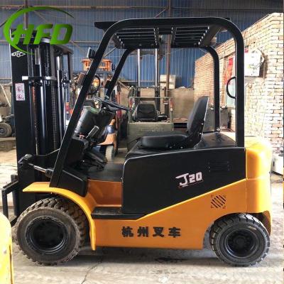 China Machinery Repair Shops Forklift Machine Manufacturer Full Double Forks Pallet Largre Wheel Electric Forklift for sale