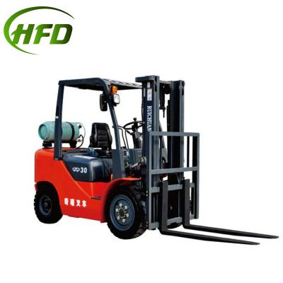 China Hot Sale 1500kg Machinery Repair Shops Small Electric Forklift, Pallet Truck Manufacturer Double Forks Pallet Large Wheel Electric Forklift for sale