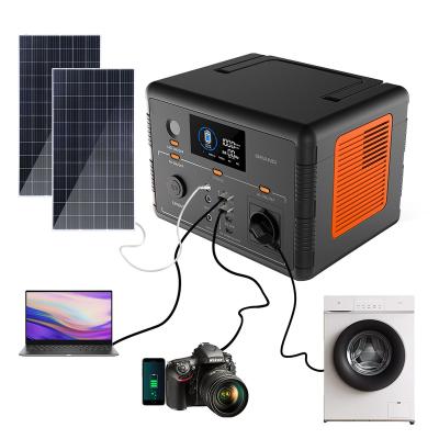 China Type C PuFa Portable Power Station 500w 110v 220v Camping Emergency Portable Power Supply Lifepo4 Home Portable Solar Power  Station for sale