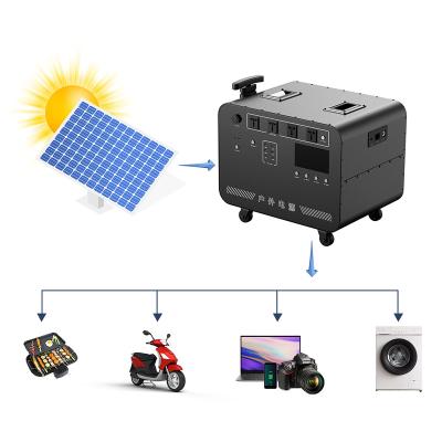 China Type C PuFa Portable Solar Generator 5000W Home Use Solar Power Station 220v/110v Solar Power Generator Solar battery for sale