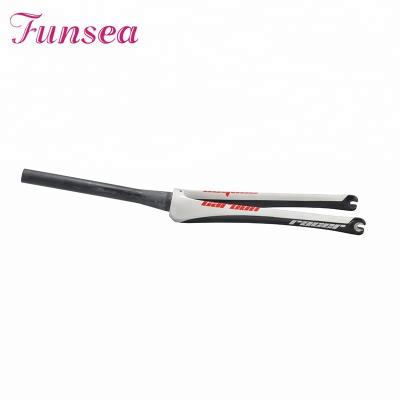 China Road Bikes Famous Brand Extreme Cycle Funsea China Sport Road Bicycle Fork High End Black White Carbon Fork With OEM ODM Service for sale