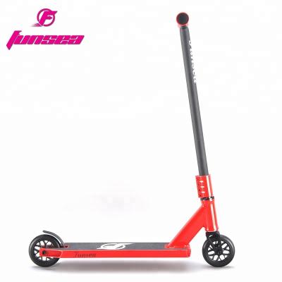 China Alloy Funsea Brand Factory Low Price Fashion Red Color Big Two Wheels Kids Stunt Scooter Chinese Freestyle Kick Scooter Adult Children for sale