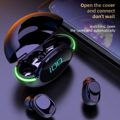 China In-ear Tws Gaming Earbud Wireless Earphone Y80 Auriculares Headset With LED Charging Box In Ear Headphone for sale