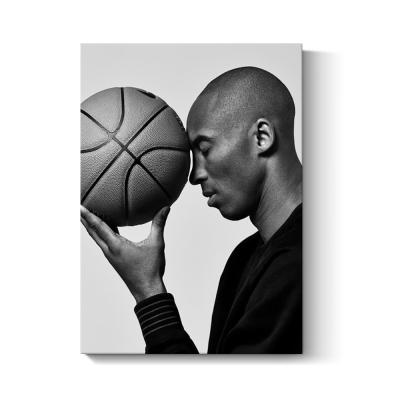 China Modern Kobe Bryant Basketball Series Decoration Portrait Poster Sports Artwork Painting Canvas Prints for sale