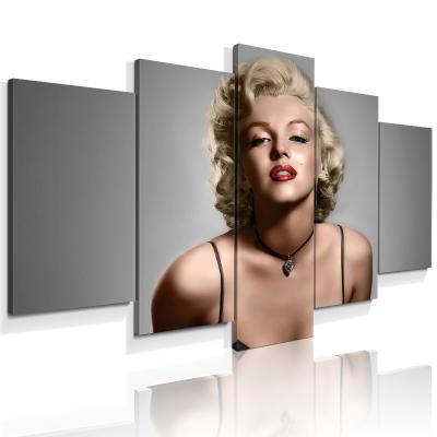 China Sexy Modern Multi Panel Marilyn Monroe Portrait Wall Art HD Giclee Canvas Prints For Wall Decor for sale