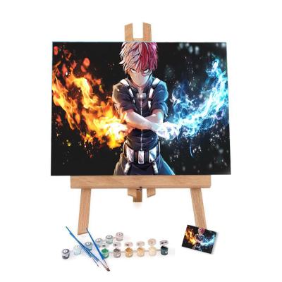 China Modern 16 x 20 My Hero Academia Anime Brushes and Dye Acrylic Paint by Numbers for Beginner Kids for sale