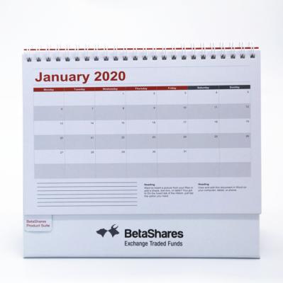 China Wholesale eco-friendly/recycled craft 2020 desk printing 12 month table custom desk calendar cover for sale