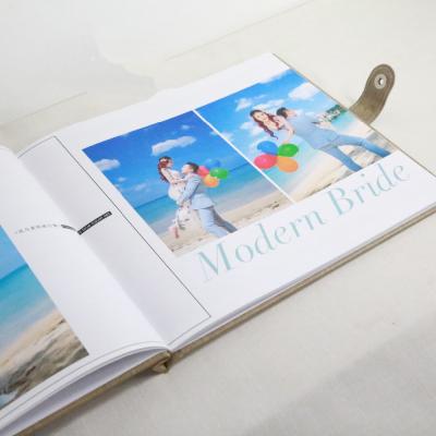 China Handmade Wedding Scrapbook Custom Photo Album for sale