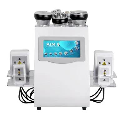 China Weight Loss MINI 9 in 1 Body Shape Ultrasonic Cavitation RF Vacuum Laser Photon MicroCurrent Facial Slimming Machine for sale