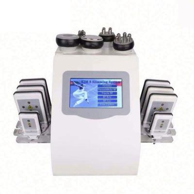 China Weight Loss Lipo Laser 6 in 1 lipolaser/vacuum cavitation rf lipolaser slimming machine best lipo laser machine for sale