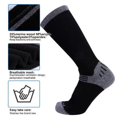 China Regular Design New Developed Men's Wool Socks With Factory Price for sale