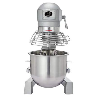 China Snack Factory 10l 15l 20l 25l 30l 40l Capacity Removable Spiral Bowl Mixer Industrial Dough Mixer for sale