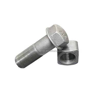 China Short Hair Bulldozer/Excavator Track Shoe Bolt Nuts and Nut for sale