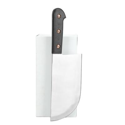 China 2021 New Traditional Stainless Steel 8 Inch Knife Meat Cleaver Kitchen Knife With Black PP Handle for sale