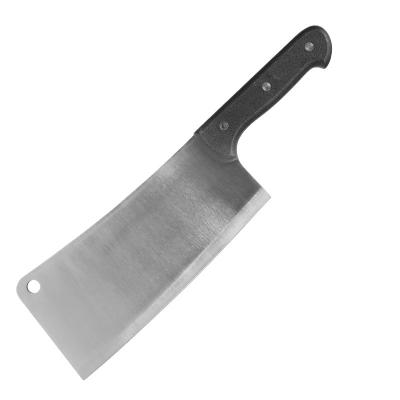 China 8 Inch Thick PP Traditional Sharp Massive Butcher Handle Sheath Stainless Steel Leather Chinese Meat Cutting Chef Cleaver for sale