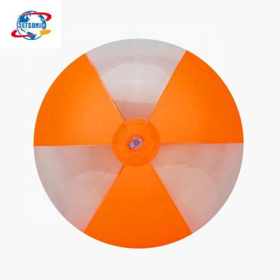 China Sports Toys Promotional Clear 12in PVC Ball Inflatable Beach Ball For Family Fun for sale