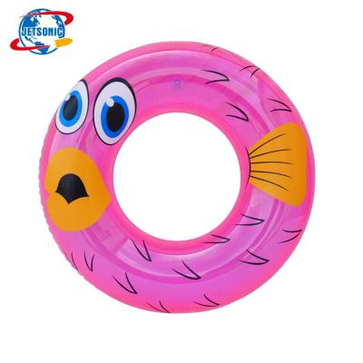 China Custom Printed Kid Bath Toy Inflatable Pool Float Ring Water Park Float for sale