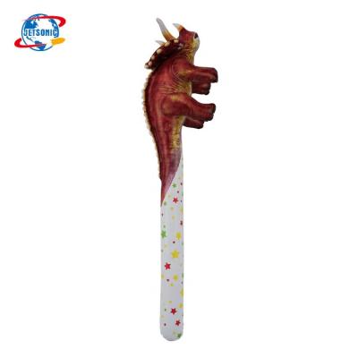 China Dinosaur Shape Person 92cmH Thunder Sticks Dinosaur Cheering Stick for Kids Party for sale