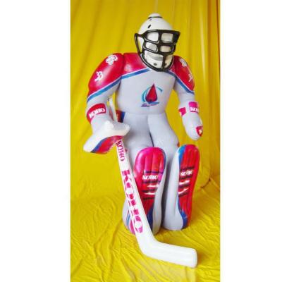 China Even /Holiday / Mall / Park / Party Advertising Inflatable Hockey Player Inflatable Character for sale