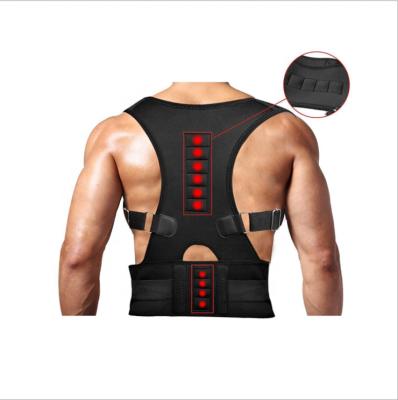 China Hot Selling Comfortable Neoprene Amazon Lumbar Support Belt Magnetic Posture Corrector Back Brace for sale