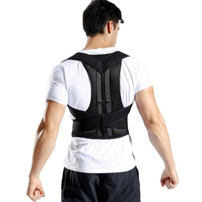 China Custom Logo Adjustable Lumbar Back Brace Posture Corrector Breathable.posture corrector for men women improve posture provide and back pain relief for sale