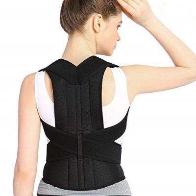 China Breathable.posture Corrector Women and Men Custom Logo Adjustable Upper Back Spine Posture Support Corrector for sale