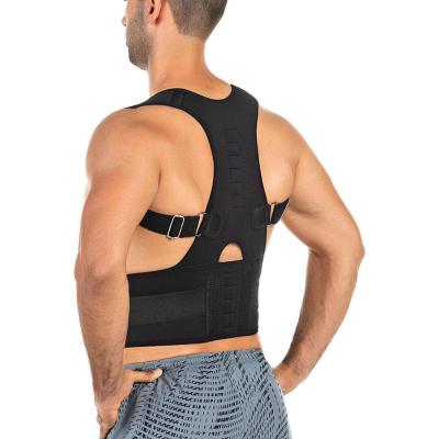 China Hot Selling Posture Support Belt Wear-resistant Orthopedic Back Brace Correct Magnets Magnetic Posture Corrector 10 for sale