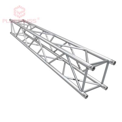 China Fit Aluminum Event Tech Trade Show Building Exhibit Booth Store Boot Display Stage Lighting Truss Assembly Parts 400x400x3000mm G44 for sale