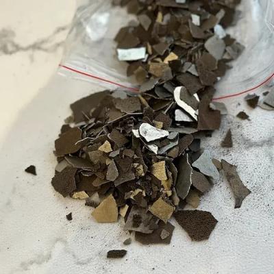 China Low Impurities Pure Manganese Metal Flakes Mn Flake 99.7% For Steelmaking Desulfurizer for sale