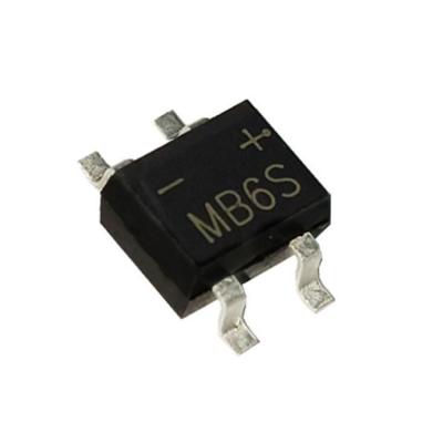 China Other MB6S SMD Bridge Rectifier Diode 0.5A 600V Mbs SOIC-4 DM 0.5 Amp 600 Volt mb6s silicon diodes for sale