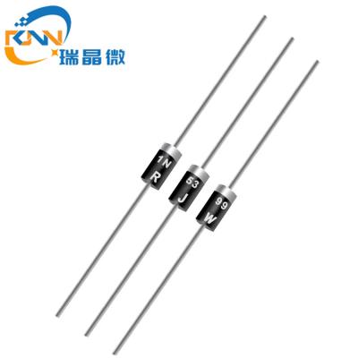 China 1N5399 1000 Volt 50 Amp Diode Assortment Kit Box 5Kpcs Through Hole 58*0.7mm Axial Diode DO-15 Rectifier Diode for sale