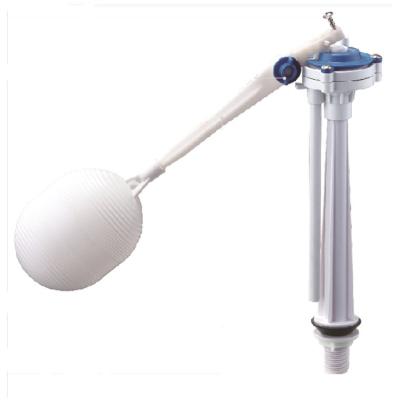 China Plastic Water Toilet Tank 2 Step Valve Filling WC Toilet Fill Valve In White Color for sale