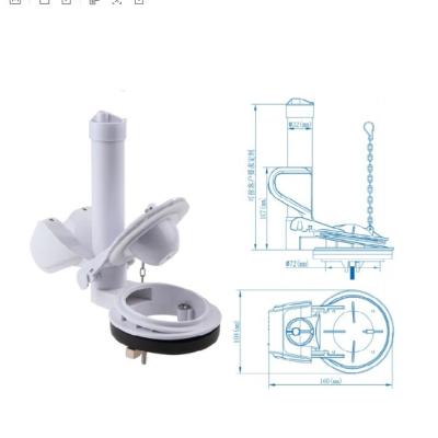 China Hoteles y inodoros Blanco de plástico Toilet Flush Flapper para la mayoría de las válvulas de descarga de 3 en blanco en venta