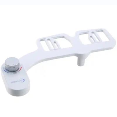 China White ABC 500 Times Service Life Test Single Nozzle Self-Cleaning Mechanical Toilet Bidet Attachment for sale