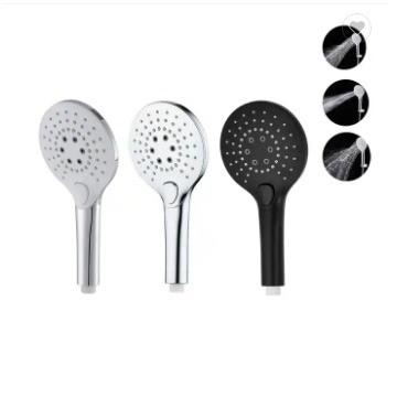 China Transform Your Shower 3 Functions Bathroom ABS Chrome High Pressure Hand Held Water Saving Shower Head for sale